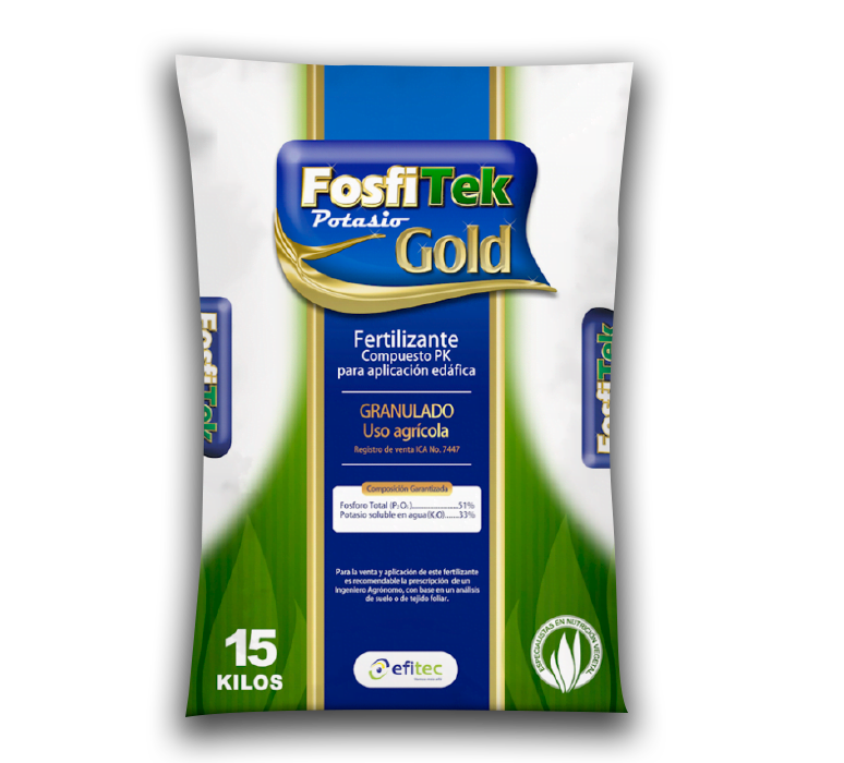 FERTILIZANTE EDÁFICO FOSFITEK POTASIO GOLD