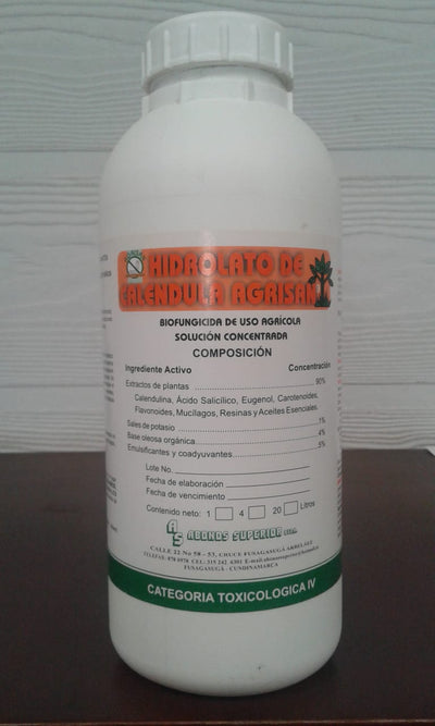 FUNGICIDA BOTÁNICO HIDROLATO CALÉNDULA