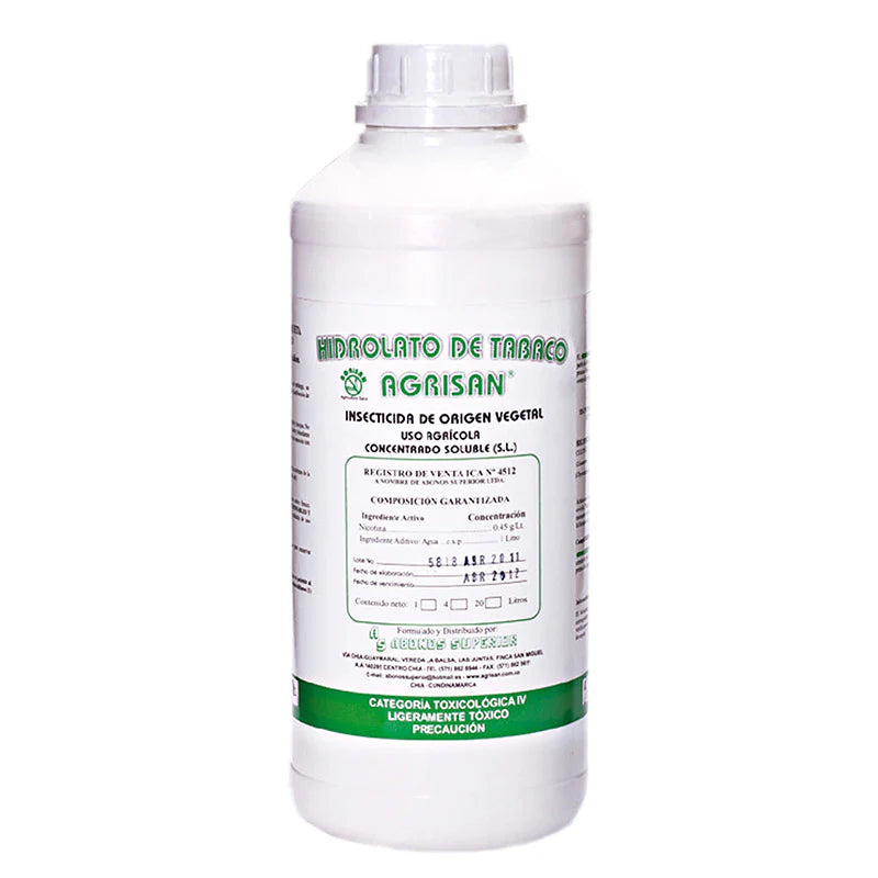 INSECTICIDA HIDROLATO DE TABACO AGROACTIVO
