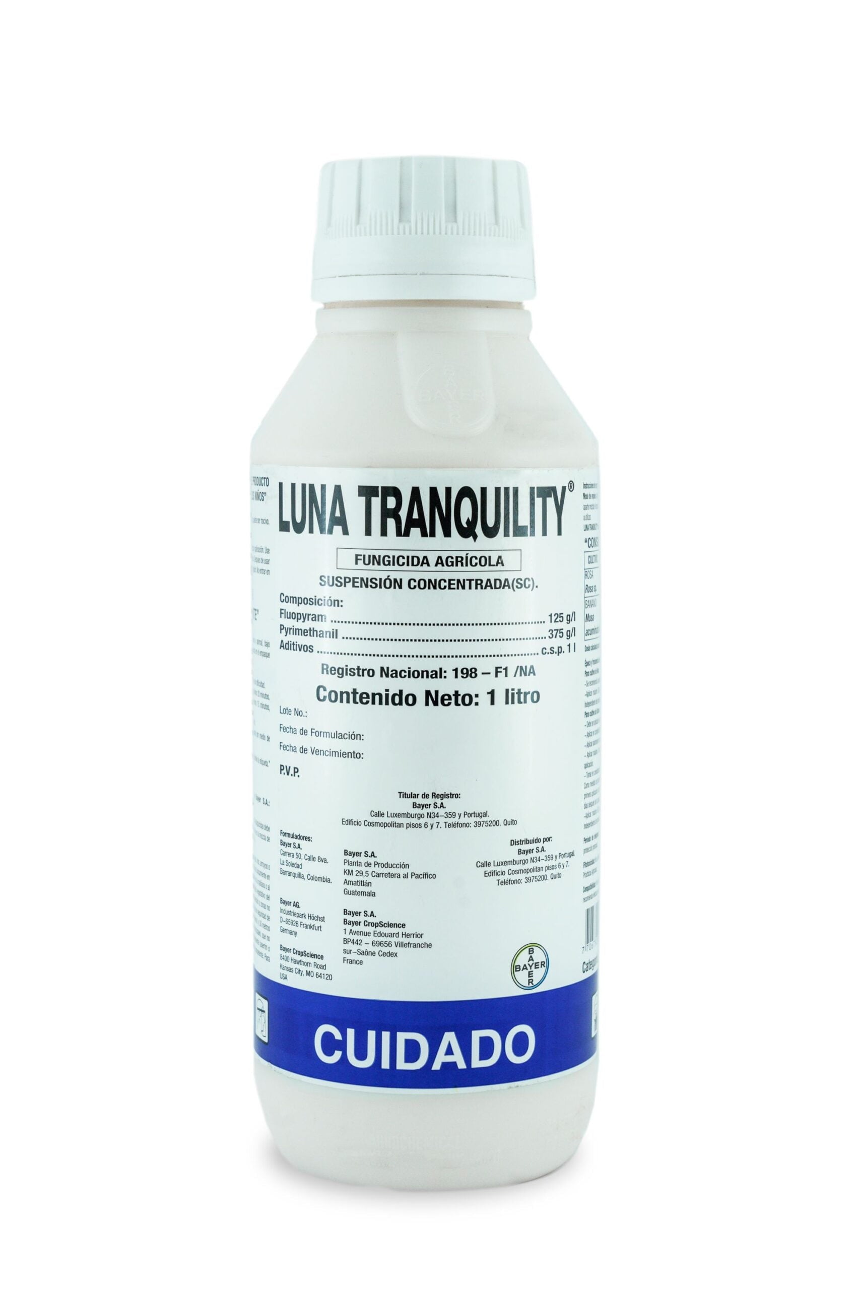 FUNGICIDA FLUOPYRAM + PYRIMETHANIL LUNA TRANQUILITY