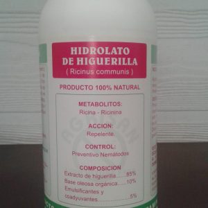 NEMATICIDA BOTÁNICO HIDROLATO DE HIGUERILLA
